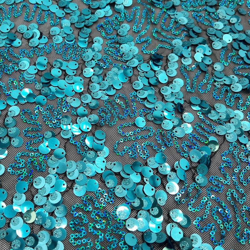 Fame Stretch Mesh Sequin Fabric | Blue Moon Fabrics