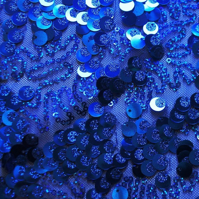 Fame Stretch Mesh Sequin Fabric | Blue Moon Fabrics