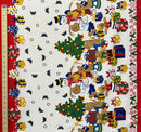 2nd measurement of Festive Friends Polyester Fabric