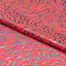 Funky Leopard Hologram Spandex Fabric | Blue Moon Fabrics