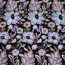 Genevieve Embroidered Mesh Fabric | Blue Moon Fabrics