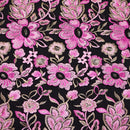 Genevieve Embroidered Mesh Fabric | Blue Moon Fabrics