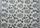 Silver Hibiscus Tonga Seal Lace 