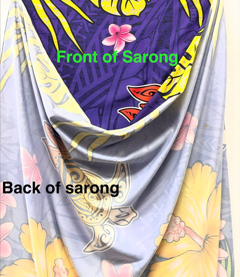 Hibiscus Turtle Assortment Sarong | Islands Fabric