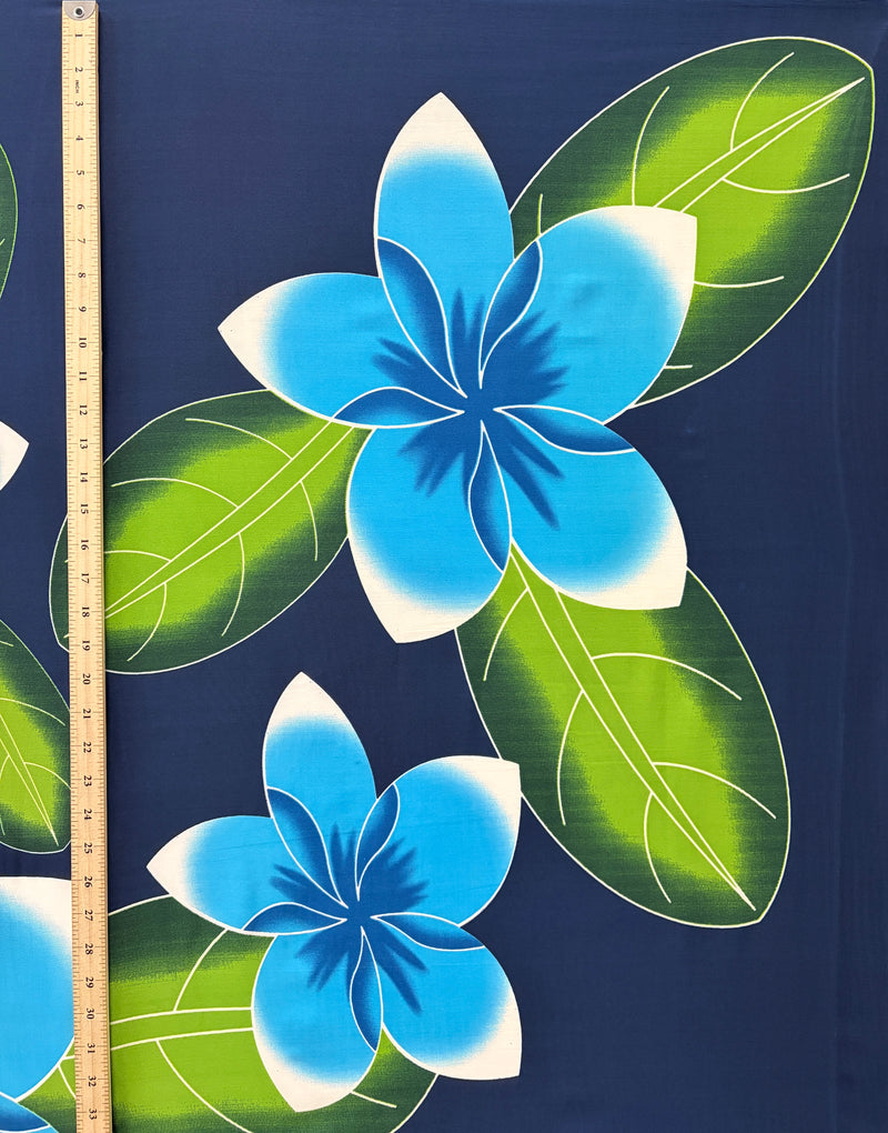 Plumeria Polyester Sarong | Islands Fabric