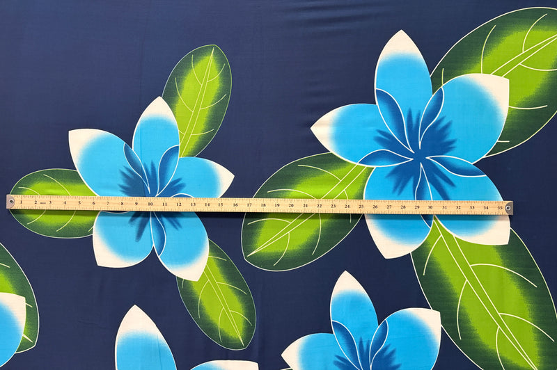 Plumeria Polyester Sarong | Islands Fabric