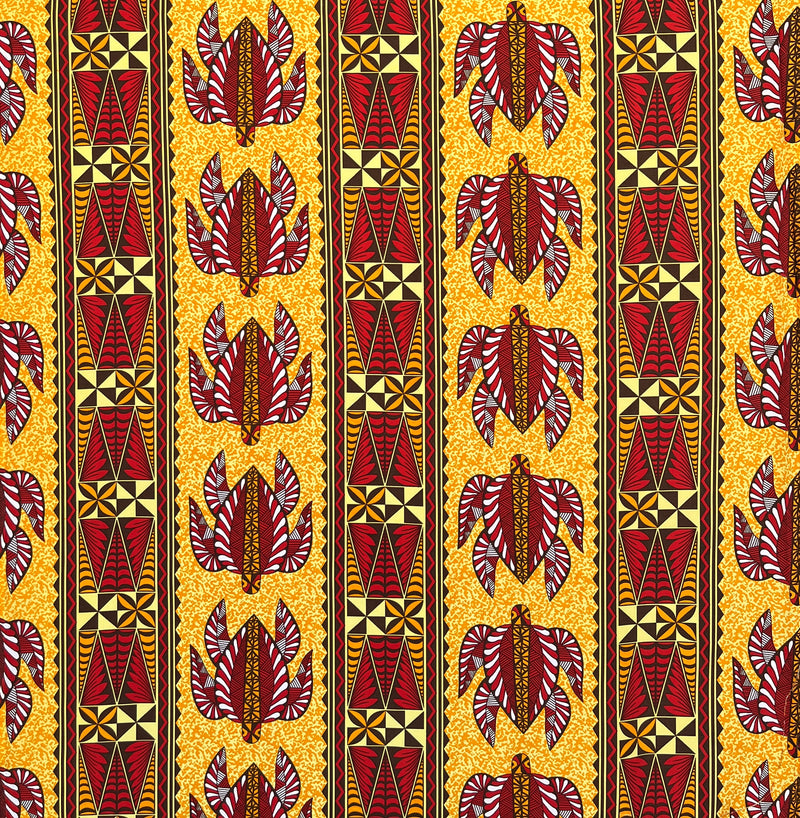 Tonga Sea Turtles Peachskin Fabric | Islands Fabric