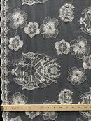 Hibiscus Tonga Seal Lace | Islands Fabric