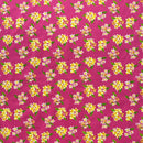 Plumeria Clusters Poly Cotton Fabric | Islands Fabric