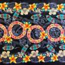 Rings of Polynesia Rayon Fabric | Islands Fabric