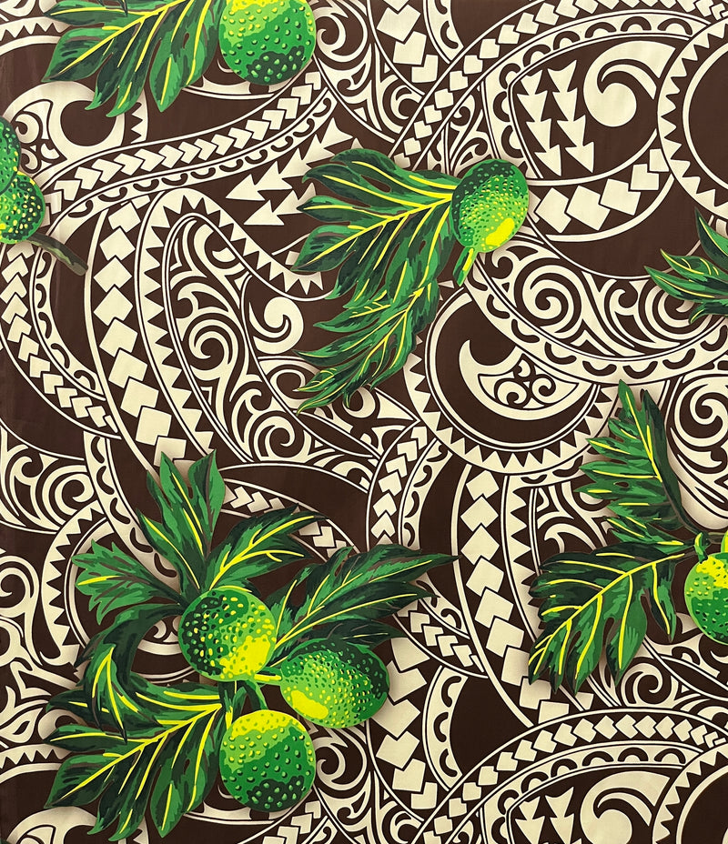 Longan, Traditional Tattoo Background Fabric  | Poly Cotton