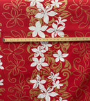 Tiare Garden Glitter Polyester Fabric | Islands Fabric