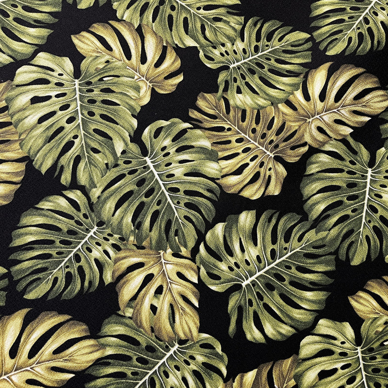 monstera plant fabric Monstera Leaf Upholstery Fabric