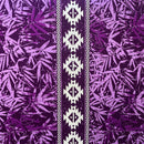 Areca Plam Tree Leaves Light Barkcloth Fabric | Islands Fabric