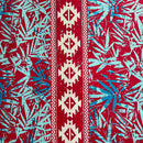 Areca Plam Tree Leaves Light Barkcloth Fabric | Islands Fabric