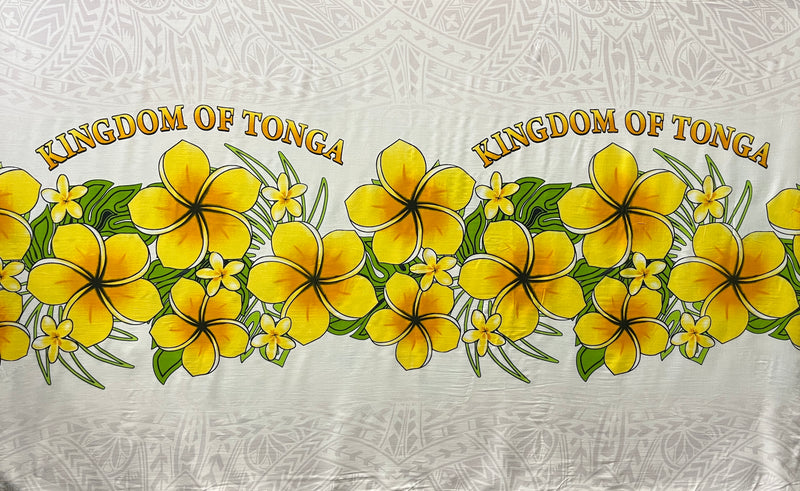 Plumeria Kingdom of Tonga Sarong