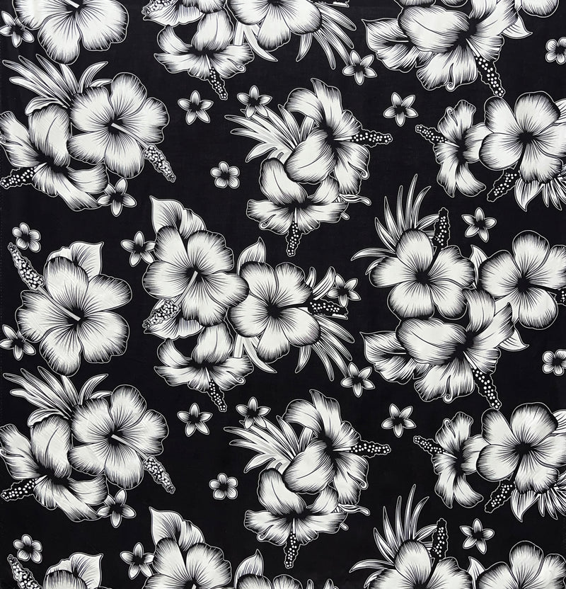 Hibiscus Cluster Fabric| Rayon Challie