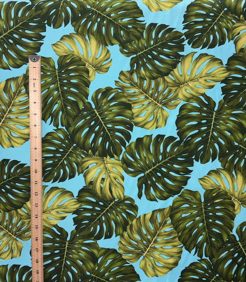 Monstera Leaf Upholstery Fabric