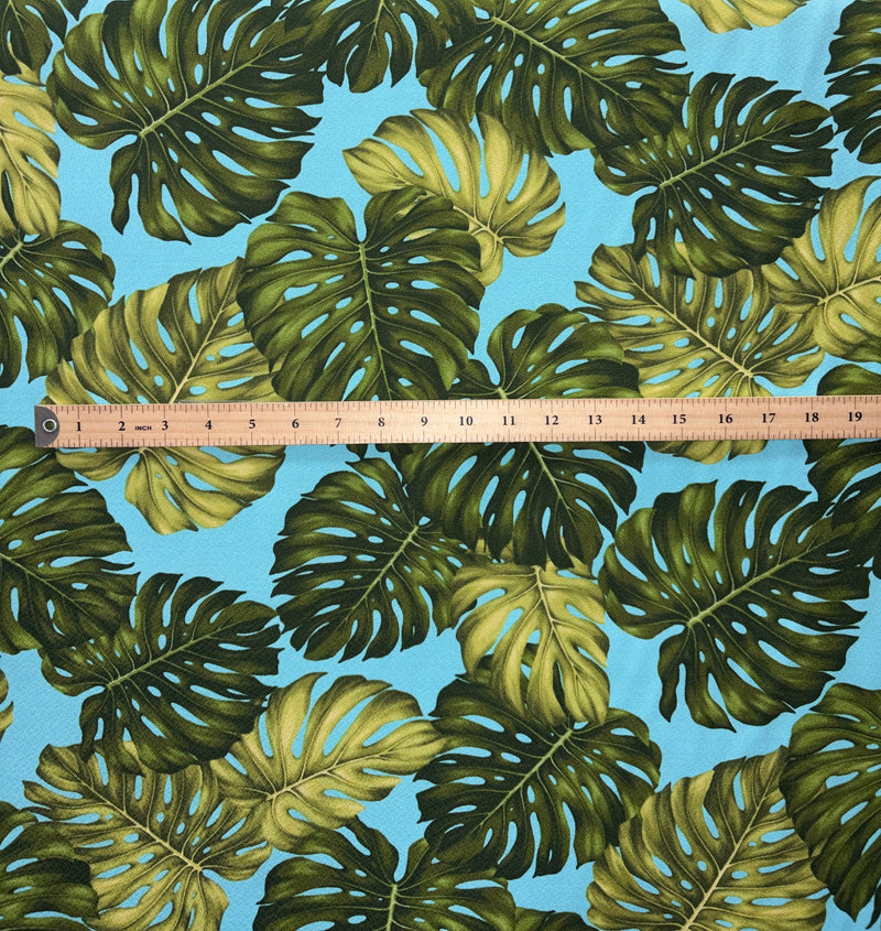 monstera plant fabric Monstera Leaf Upholstery Fabric