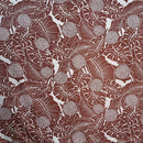 Durian Banana Monstera Leaves Fabric | Chambray (Denim Look)