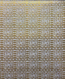 Star Tapa Shine Polyester Foil Fabric | Islands Fabric