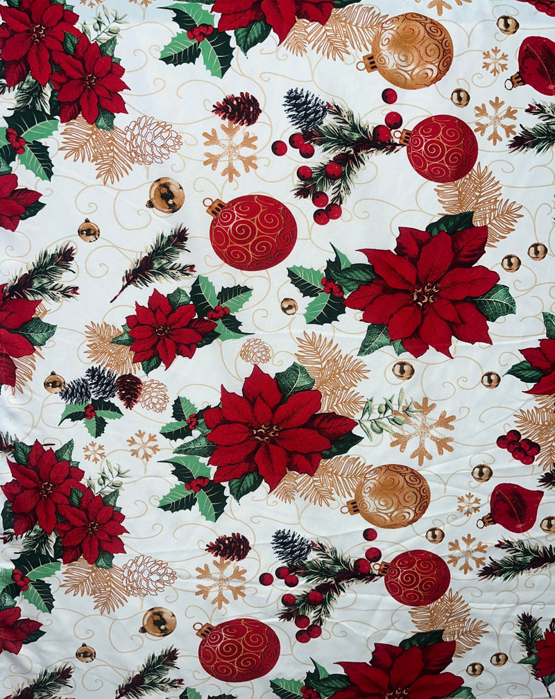 Christmas Poly Poplin Fabric | Islands Fabric