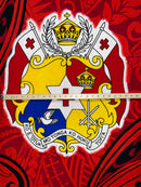 Kingdom of Tonga Seal Tiare Polyester Sarong | Islands Fabric