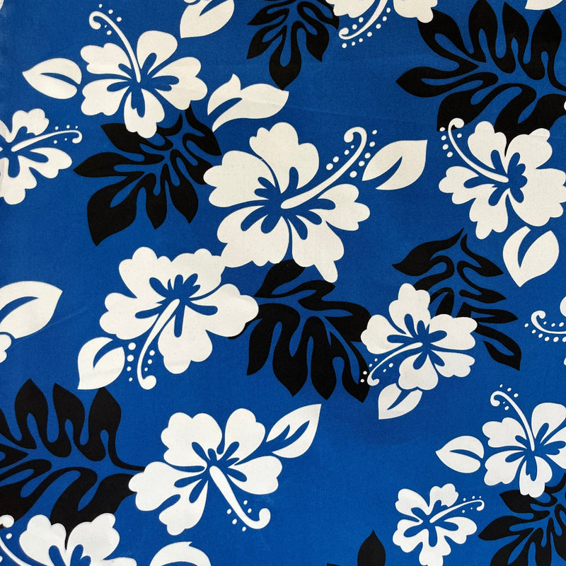 South Pacific Islander Flowers Polyester Fabric  | Islands Fabric