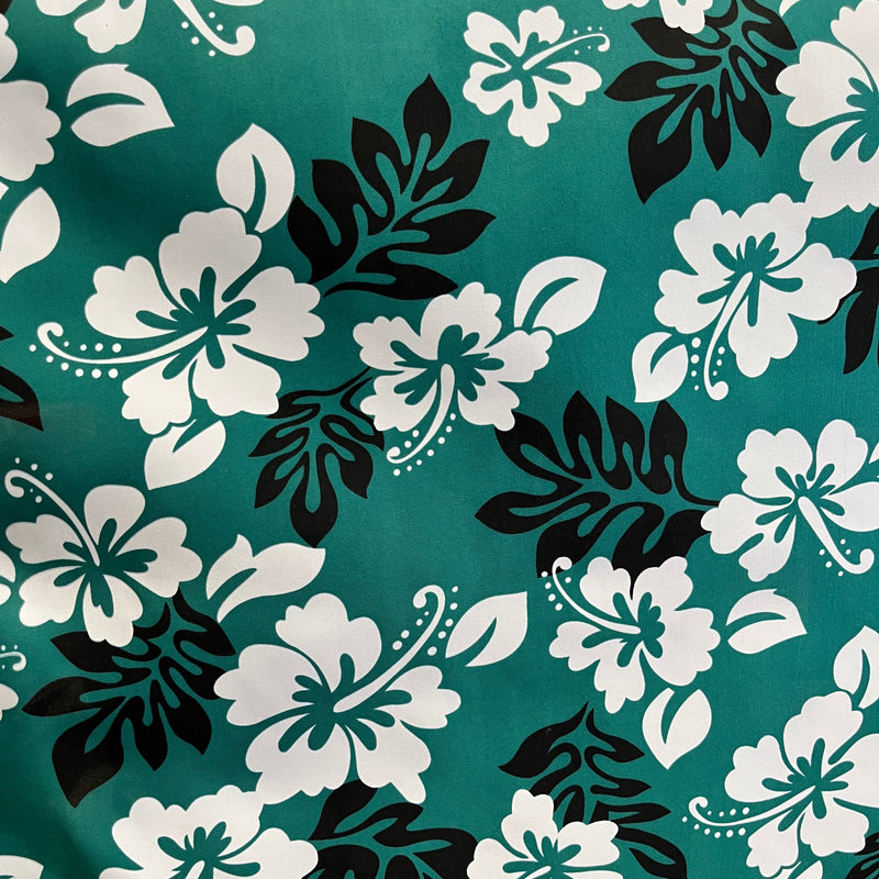 South Pacific Islander Flowers Polyester Fabric  | Islands Fabric