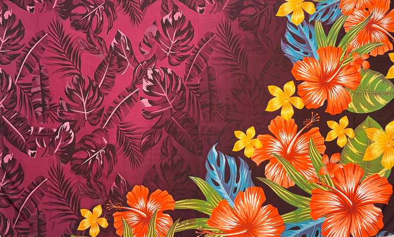 Tropical Garden Sarong