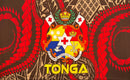 Traditional Tattoo Kingdom of Tonga Seal Polyester Sarong | Islands Fabric