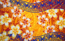 Plumeria Double Border Polyester Sarong | Islands Fabric