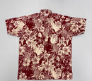 Pineapple Hibiscus Hawaiian Cotton Shirt | Islands Fabric