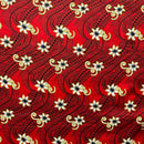 Tiare Waves Traditional Tattoo Polyester Fabric | Islands Fabric