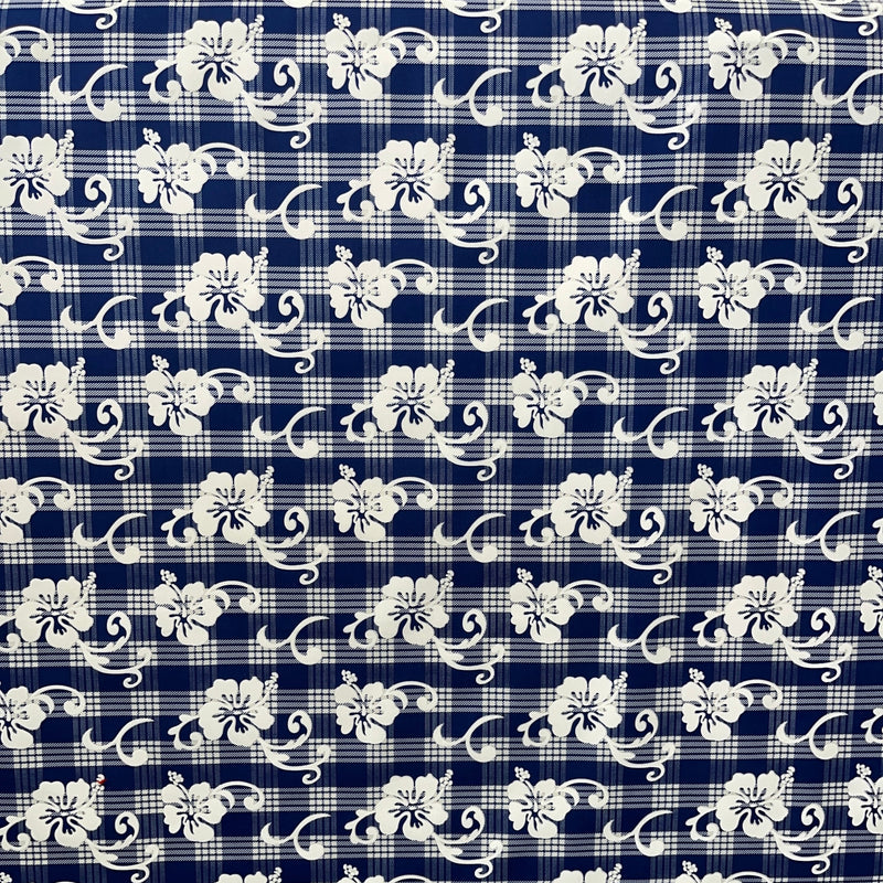 Hibiscus Palaka Cotton Fabric | Islands Fabric