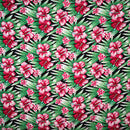 Hibiscus Floral Print Polyester Fabric | Islands Fabric