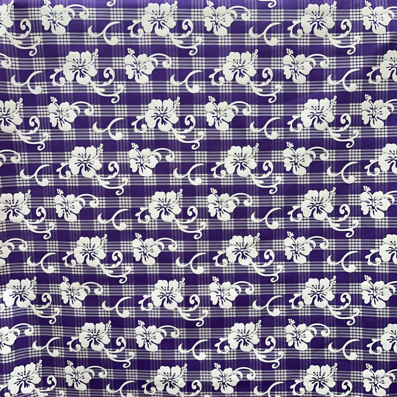 Hibiscus Palaka Cotton Fabric | Islands Fabric