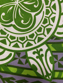 Turtles Traditional Tattoo Polyester Sarong | Islands Fabric