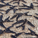 In Flight Embroidered Mesh Fabric | Blue Moon Fabrics