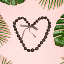 Brown Kukui Nut Lei 