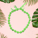Lime Green Kukui Nut Lei 