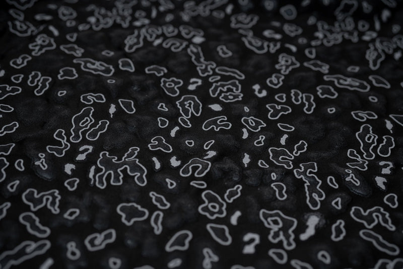 Leo Party Foil Printed Spandex Fabric | Blue Moon Fabrics
