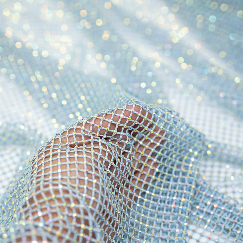 Enigma Diamond Fishnet Fabric | Blue Moon Fabrics