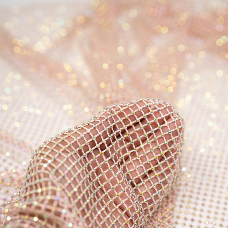 Enigma Diamond Fishnet Fabric | Blue Moon Fabrics