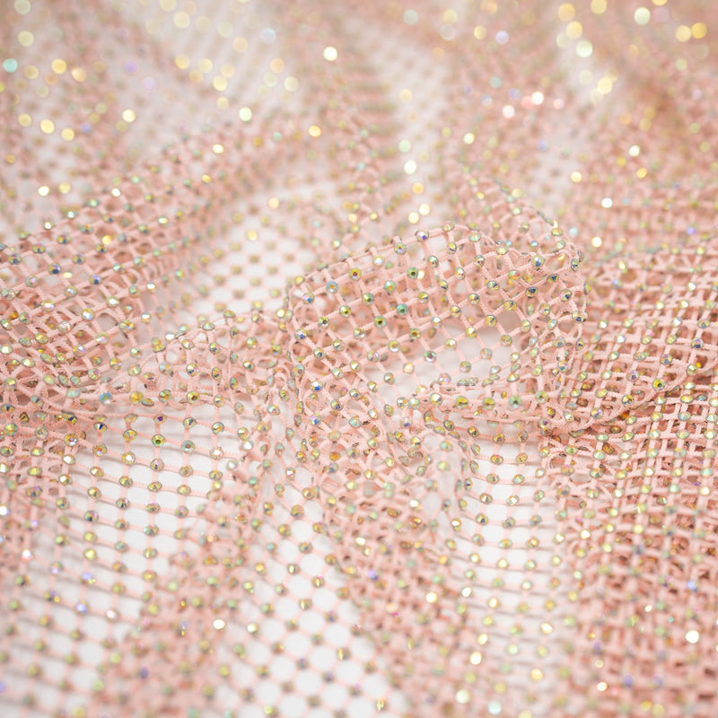 Enigma Diamond Fishnet Fabric | Blue Moon Fabrics