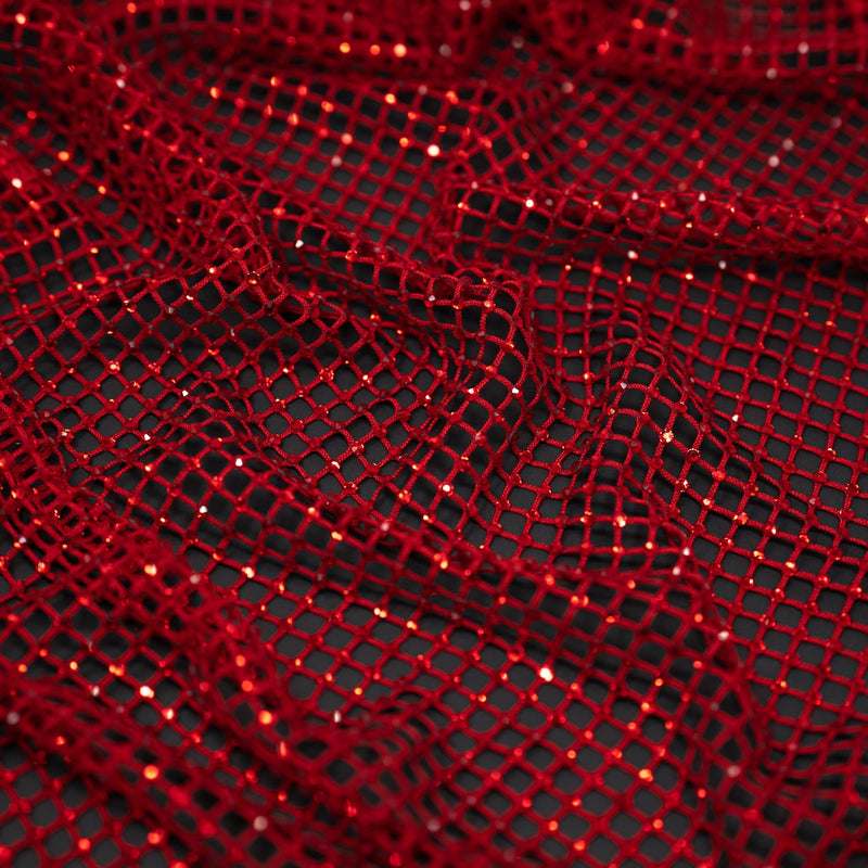 Enigma Diamond Fishnet Fabric | Blue Moon Fabrics