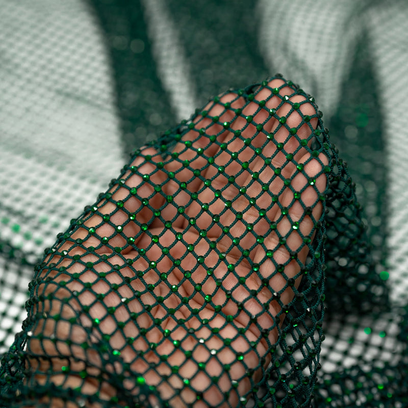 Enigma Diamond Fishnet Fabric | Blue Moon Fabrics