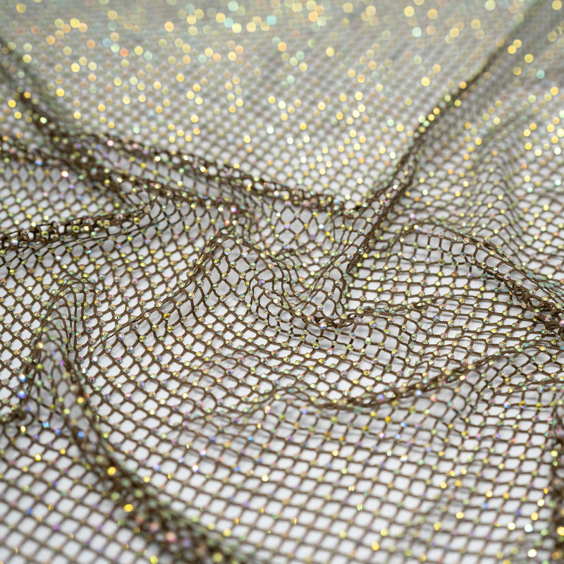 Enigma Diamond Fishnet Fabric | Blue Moon Fabrics