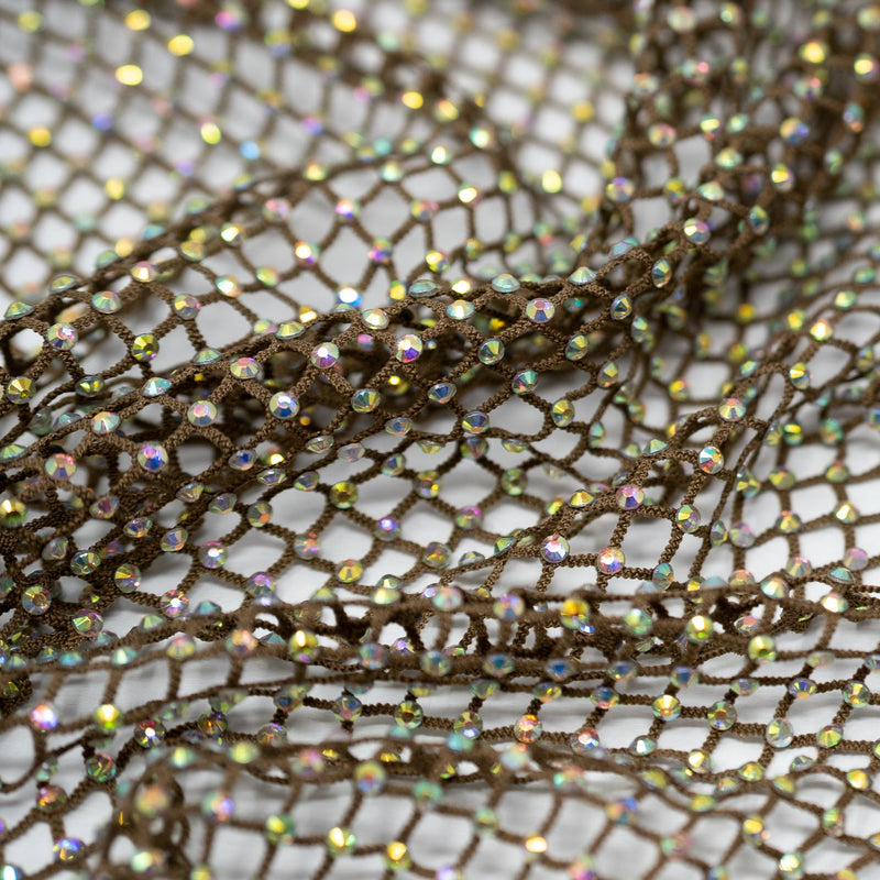 Enigma Diamond Fishnet Fabric | Blue Moon Fabrics