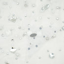 Brilliance Beaded with Rhinestone Stretch Mesh Fabric | Blue Moon Fabrics